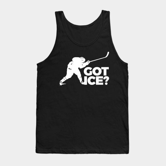 Hockey Lover Got Ice Tank Top by RedYolk